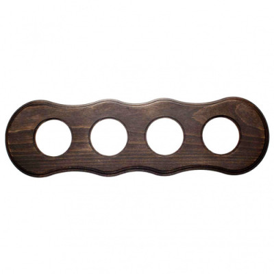 BIRONI Шедель Бук Винтаж Рамка 4-ая Форма восьмерка (скрытый монтаж), BF8-640-18