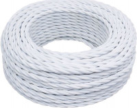 Bironi Провод 2*1,5 Белый (матовый) 10м, B1-424-71-10