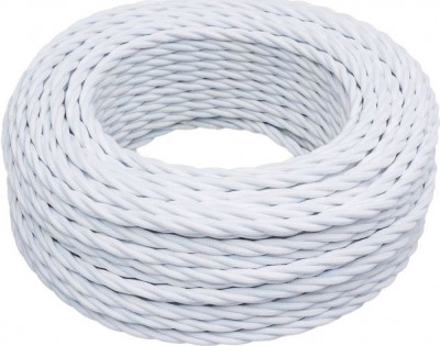 Bironi Провод 2*1,5 Белый (матовый) 10м, B1-424-71-10