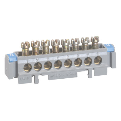 Legrand Клеммная колодка - на изолирующих основаниях - 1 x 6-25 мм? - 12 x 1,5-16 мм? - длина 113 мм, 004824