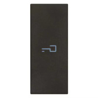 Vimar Клавиша 1M аксиальная с символом ключ черная, 31000A.PG