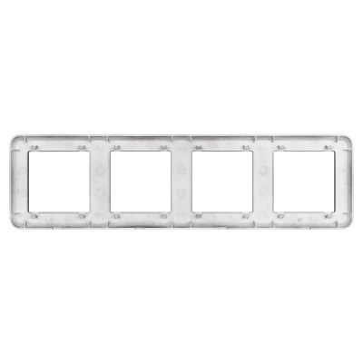 045188 - Рамка пластиковая FRM-VERSA-PL-4-BK (Arlight, -)