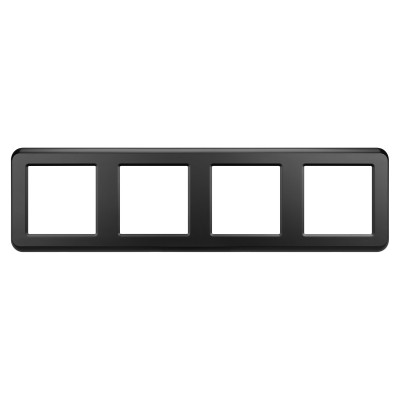 045188 - Рамка пластиковая FRM-VERSA-PL-4-BK (Arlight, -)
