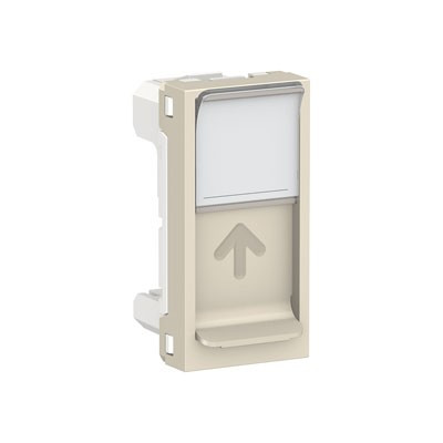 NU941054 - Unica modular лиц. Панель rj45, одиночная, без коннектора, 1 модуль, антрацит