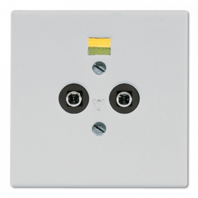 Розетка штепсельная для выравнивания потенциалов; светло-серая, LS965-2LG
