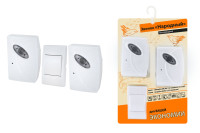 Звонок народный ЗББ-Н-21/1-32М (беспр., бат., 2 зв., блистер, откр.код), SQ1901-0104