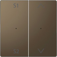 D-Life PlusLink Клавиша 2-ная с S1/S2, с символами, мокко