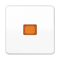 Клавиша с оранжевым окошком для выключателя с подсветкой; белая, CD590KOWW Клавиша с оранжевым окошком для выключателя с подсветкой; белая, CD590KOWW