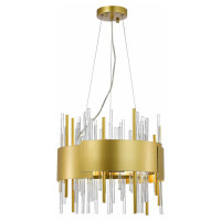 ST LUCE SL1633.203.08 Люстра подвесная ST-Luce Матовое золото/Матовое золото,Прозрачный E14 8*40W