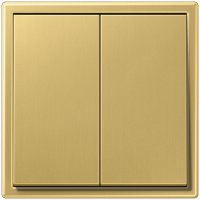 Jung Выключатель 2-клавишный,  серия LS 990