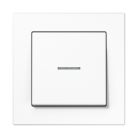 Jung Выключатель 1-клавишный, с подсветкой, серия A Creation