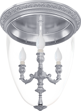 FD1094CCB Fede CHANDELIER I VERONA Светильник с плафоном, CHANDELIER I VERONA, Bright Chrome