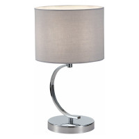 Evoluce SLE105304-01 Прикроватная лампа Хром/Серый E14 1*40W