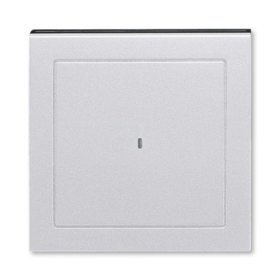 3559H-A00700 70 - Накладка ABB Levit для выключателя карточного серебро / дымчатый чёрный - 2CHH590700A4070