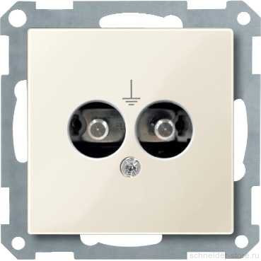 SM Розетка для выравнивания потенциалов, винт. зажимы, беж.