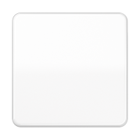 Одинарная клавиша для балансирных механизмов выключателей (кнопок), в комплекте с CD90HP (крепежный элемент), возможно IP44; дюропласт; белый; CD500, CD590WW