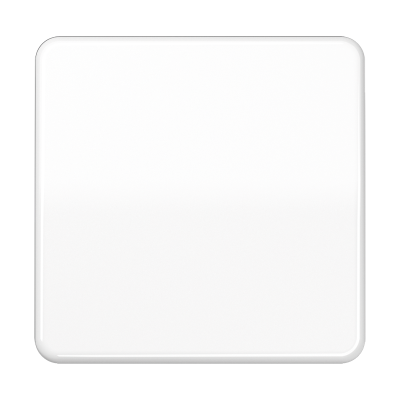 Одинарная клавиша для балансирных механизмов выключателей (кнопок), в комплекте с CD90HP (крепежный элемент), возможно IP44; дюропласт; белый; CD500, CD590WW