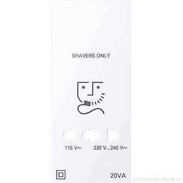 SM Накладка на розетку для эл. бритв арт.№ SCMTN213300, активно-бел.