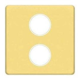 FD04316OB-A Fede Fede Плата монтажная для мех-змов TV/SAT  с 2-мя разъемами, Bright Gold/беж.