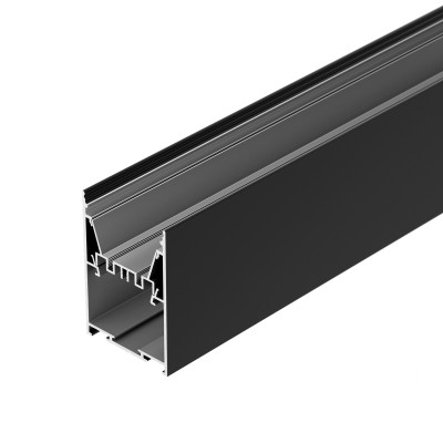 Профиль LINE-5075-HONEYCOMB-2000 BLACK (Arlight, Алюминий), 044874