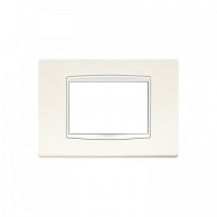 20653.B41 - Vimar Накладка классика на 3 модуля REFLEX лед с белым обрамлением