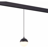 ST LUCE ST358.433.07 Магнитный трековый светильник подвесной Черный LED 1*7W 3000K 520Lm Ra>80 120° IP20 D90xH90 48V