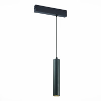 ST LUCE ST507.403.01 Св-к трек. Черный GU10 1*50W  IP20 D54xH290 180-240V Без ламп