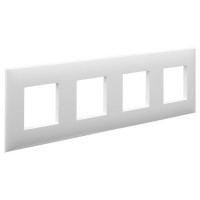 4400908 - ДКС Рамка ARTLEBEDEV, "Avanti", "Белое облако", 4 поста