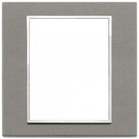 Vimar Накладка Eikon Evo на 8 модулей, серый кварц, 21668.53