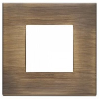 Vimar Накладка на 2 модуля, сатинированная античная бронза, 22642.87