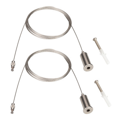 Подвес ARL-2x2m Set SILVER (Pad 3x2mm) (Arlight, Металл), 040646