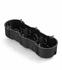 Chint Коробка установочная 3-местная,212х70х45мм для скрытого монтажа в кирпичных стенах (с саморезами), 8810007