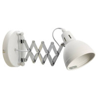 LUSSOLE KOYUKUK Бра, цвет основания - белый, плафон - металл (цвет - белый), 1x40W E14, LSP-8048