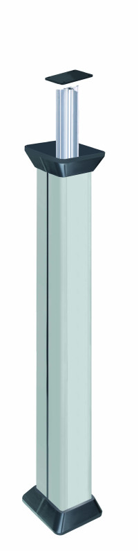 Simon SConnect Колонна 2-сторонн., CIMA, с телескоп. упором 1,5 м, 126,5(158)х109,5(181) мм, 3 м, алюм-гра, ALC3200-8-14