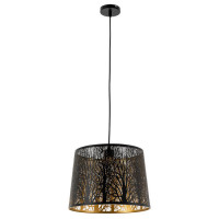Arte Lamp CELESTA, Подвес, цвет арматуры - черный, цвет плафона/декора - ЧЕРНЫЙ, 1х60W E27, A2769SP-1BK