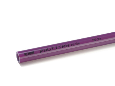 Универсальная  труба RAUTITAN pink+ 20х2,8 мм, прямые отрезки 6 м