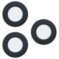 99146 Светодиод. комплект встраив. светильников FUEVA 5, 3х2,7W (LED), ?86, ET26, 3х330 lm, 3000K