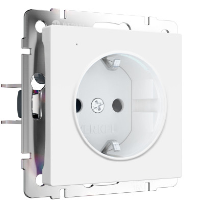 Werkel W1171461/ Розетка с подсветкой W (белый матовый), a069612