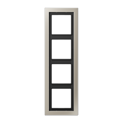 Рамка 4-кратная; благородная сталь, лакированная, ESD2984-L