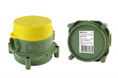 Установочная коробка СП 82х80х79,5мм, для заливки в бетон, инд. штрихкод, TDM Electric, SQ1402-9403