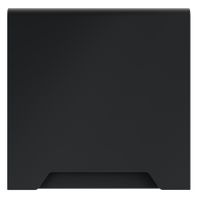 Накладка для розетки с заземлением, защитными шторками и крышкой, S70 (графит), VLS000807