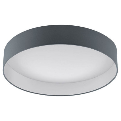 93397 Светодиод. люстра PALOMARO, 24W (LED), ?500, пластик/текстиль, антрацит