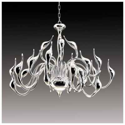 Lightstar 751244 (MD8098-24A CR) Люстра подв. Cigno collo 24х20W G4 ХРОМ (в комплекте)