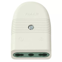 Vimar Розетка BPRESA MILLE 2P+T 16A, белая, 01029.B