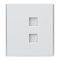 Розетка STRONG компьютерная двойная RJ45+RJ45 кат6 с/у жемчуг KRANZ, KR-78-0725-4