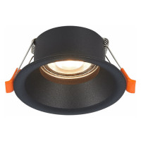 ST LUCE ST201.408.01 Св-к встр. Черный GU10 1*50W  D89xH40 220V Без ламп