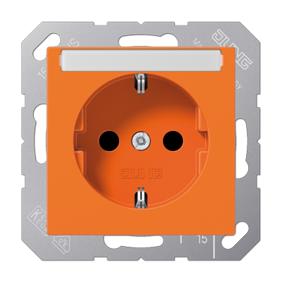 SCHUKO розетка с полем для надписи 6x46 мм, A1520BFNAO