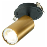 ST LUCE ST303.208.01 Св-к встр. Золотистый GU10 1*50W  IP20 D90xH175 220V Без ламп