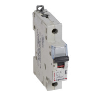 Legrand Автоматический выключатель DX?-E 6000 - 6 кА - тип характеристики C - 1П - 230/400 В~ - 1 А - 1 модуль, 407256