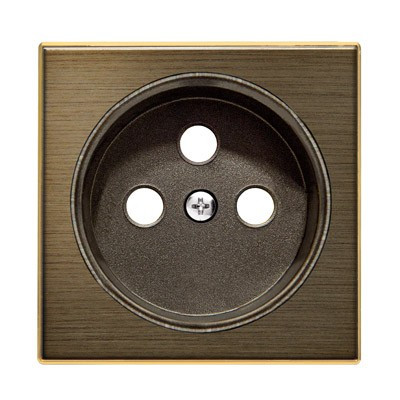 8587 OE - Накладка для розетки французского стандарта серия SKY, цвет античная латунь - 2CLA858700A1201